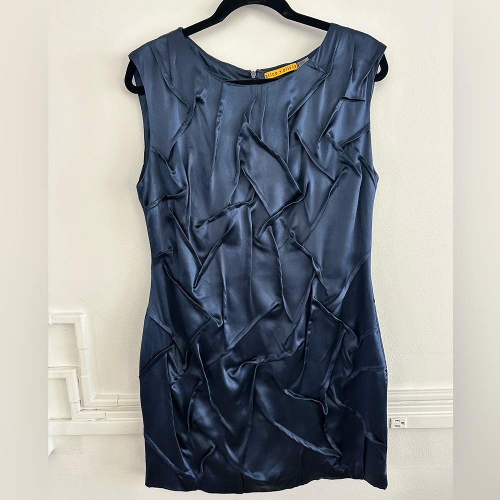 Royal Navy Blue Cocktail Dress from Alice + Olivia.